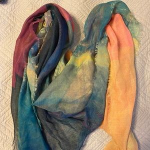 multi-colored scarf